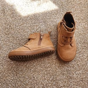 Cat & Jack Brown Faux suede size toddler 7